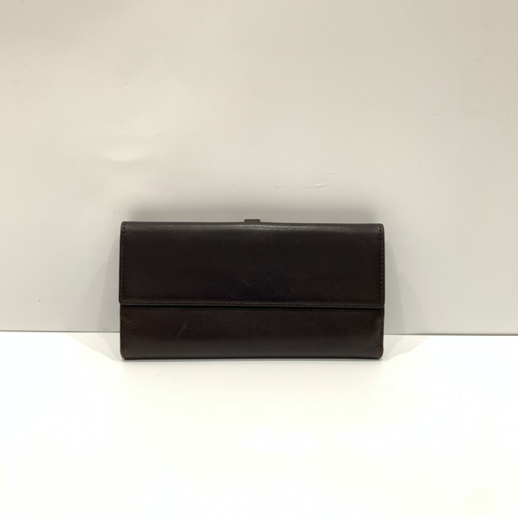 Gucci Brown Bifold Long Wallet Sku#85426 (Gently used, scratches) - Picture 2 of 14
